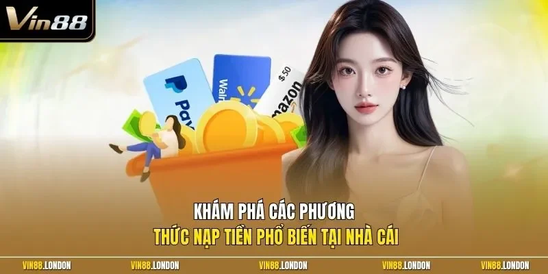 Khám phá các phương thức nạp tiền phổ biến tại nhà cái