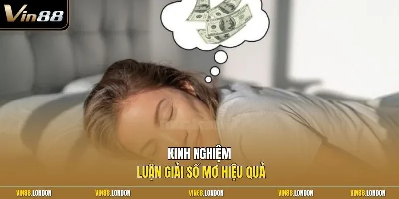 Kinh nghiệm luận giải số mơ hiệu quả 