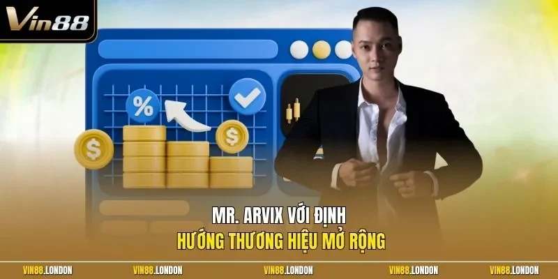 Mr. Arvix với định hướng thương hiệu mở rộng