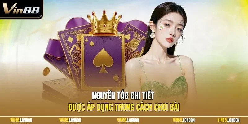 Nguyên tắc chi tiết được áp dụng trong cách chơi bài